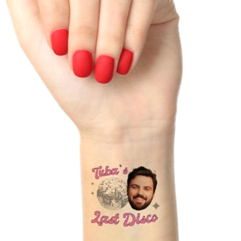 Last Disco Konsept Fotoğraflı Geçici Dövme