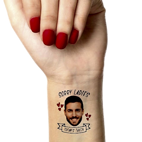 Sorry Ladies Konsept Fotoğraflı Geçici Dövme