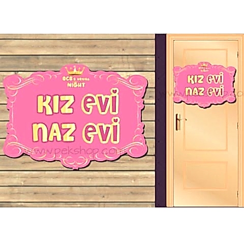 İsme Özel Kına Gecesi Kapı Süsü 13017