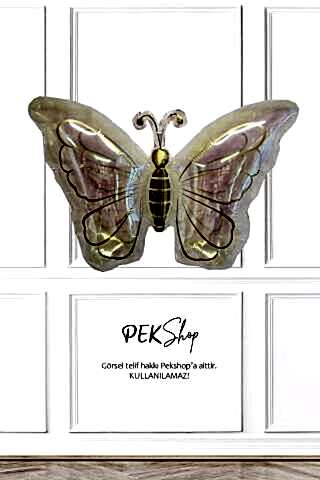 Hologram Kelebek Folyo Balon