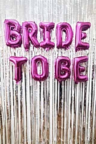 Bride To Be Balon Seti Fuşya Bride To Be Bekarlığa Veda Balonları