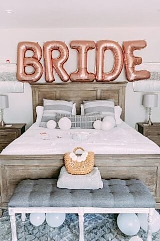 Rose Gold Bride Balon Seti Dev Folyo Balon Seti Bekarlığa Veda Bride To Be Partisi Balonları 100cm