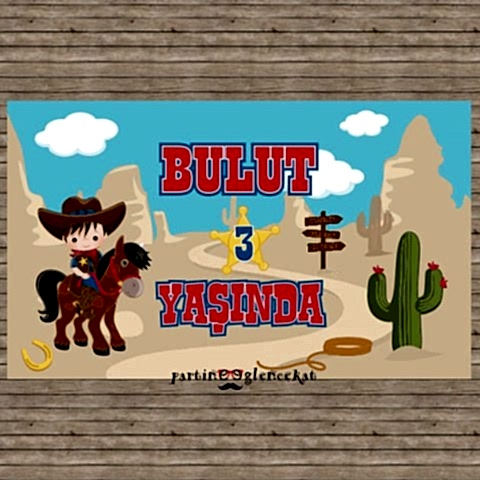 Kovboy Konsept Afiş Poster