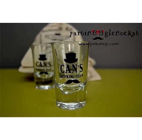 Bachelor Party İsme Özel Baskılı Shot Bardağı