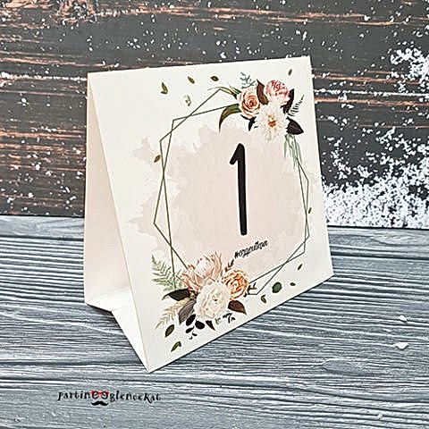 Soft Somon Konsept Masa Numara Kartı