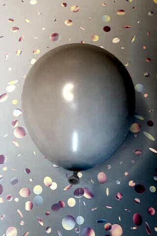 Gri Balon 10 Adet - 12 inc 30 cm Parti Balonu