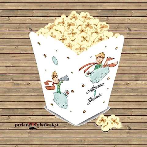 Little Prince Konsept Popcorn Kutusu