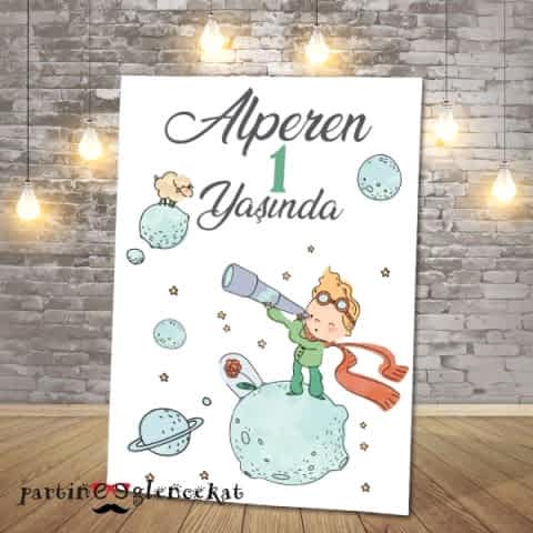 Little Prince Konsept Karşılama Panosu