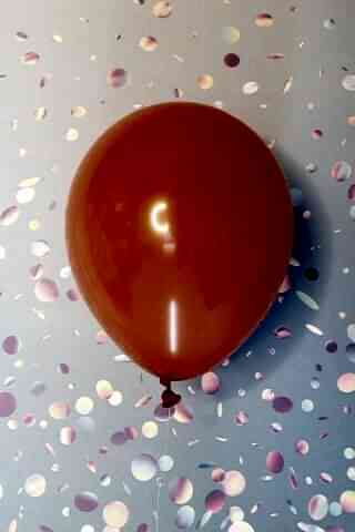 Toprak Renk Balon 10 Adet - 12 inc 30 cm Parti Balonu