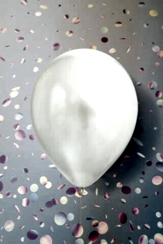 Metalik Beyaz Balon 12'' 30 cm Metalik Balon 10lu Paket