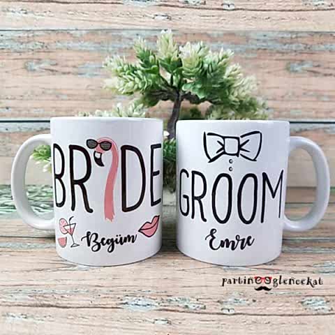 Eğlenceli Gelin-Damat Kupası