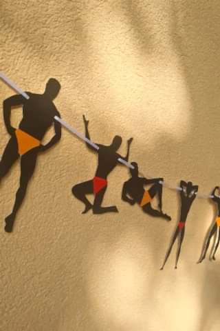 İsme Özel Bekarlığa Veda Dansçı Erkekler 2li Set Banner