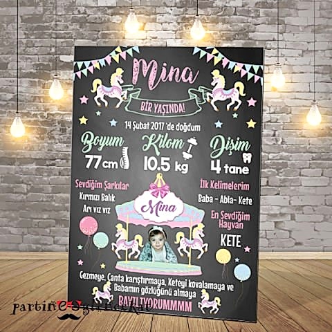 Atlı Karınca Konsept Künye Panosu (70x100cm)