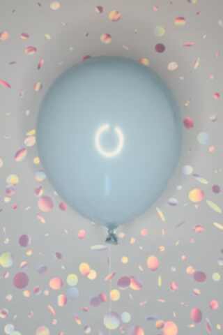 Retro Blue Glass Lateks Balon 12 inç Retro Renk Balonlar 10 lu