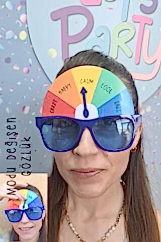 Moduna Göre Değişen Eğlenceli Parti Gözlüğü