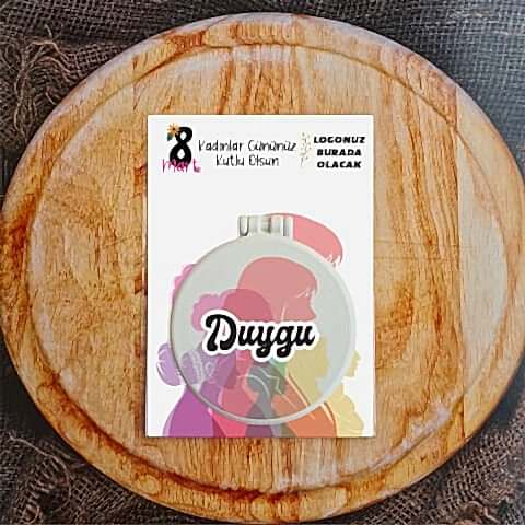 Tek Tek İsimli Renkli Kadınlar 8 Mart Hediyelik Ayna