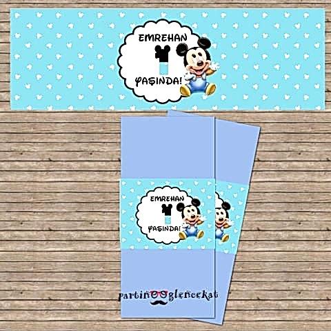 Mickey Mouse Konsept Peçete Sargısı