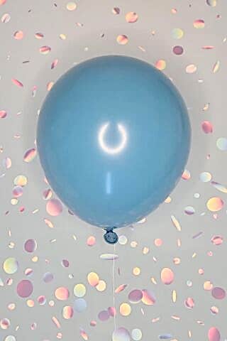 Retro Deep Blue Lateks Balon 12 inç Retro Renk Balonlar 10 lu