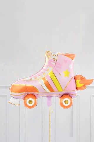 Paten Şeklinde Folyo Balon Retro 80ler 90lar Partisi Retro Folyo Balon