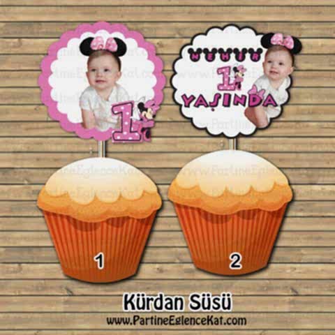 Minie Mouse Konsept Kürdan Süsü