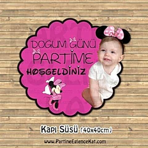 Kapı Süsü - Minie Mouse Konsept