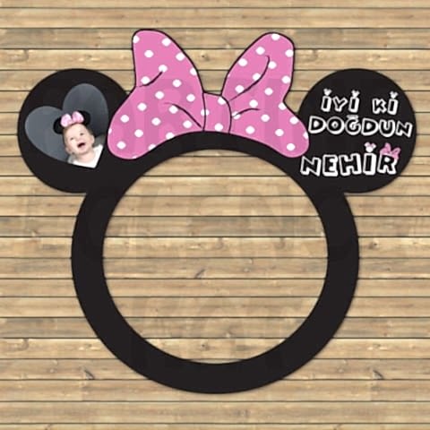 Hatıra Fotoğraf Çerçevesi - Minie Mouse Konsept