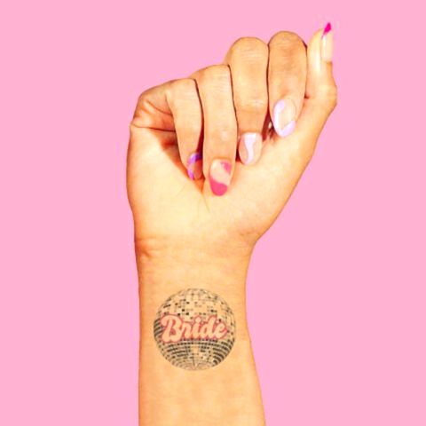 Disko Konsept Bride Geçici Dövme