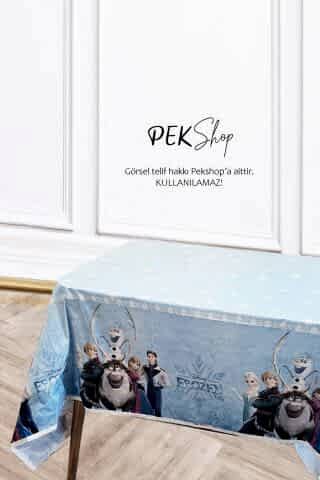 Frozen Konsept Elsa Masa Örtüsü Elsa Konsept Doğum Günü Masa Örtüsü