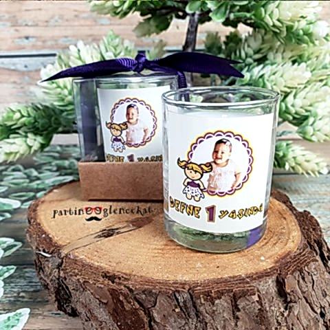 Oyuncak Bebek Konsept Bardak Mum