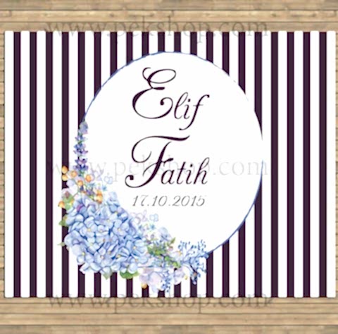 Nişan Masası Pano 70x100cm - 1803