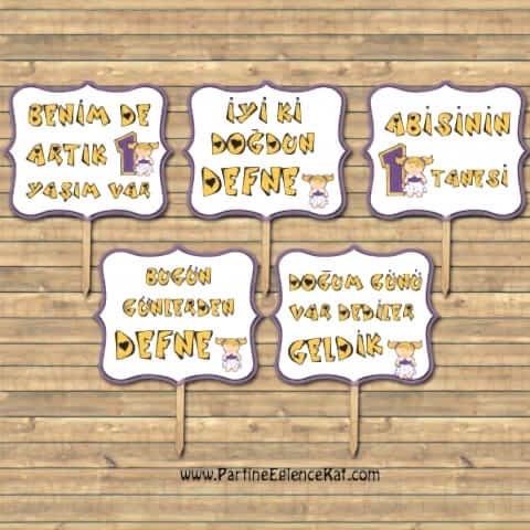 Konuşma Balonları Seti - Oyuncak Bebek Konsept