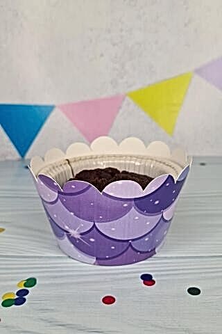Deniz Kızı Konsepti Cupcake Sargısı 10'lu