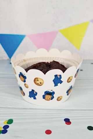 Kurabiye Canavarı Konsepti Cupcake Sargısı 10'lu