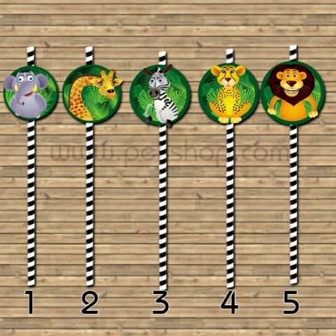 Safari Konsept Pipet Süsü