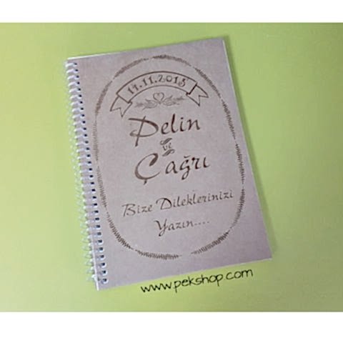 Kişiye Özel İsimli Tarihli Anı Defteri