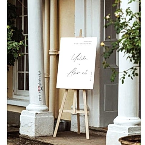 Zarif Konsept Karşılama Panosu