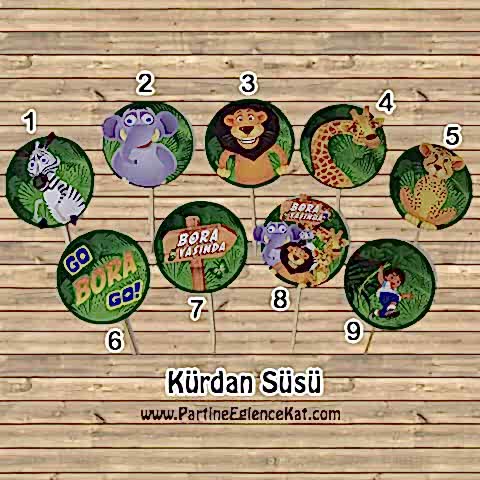 Safari Konsept Kürdan Süsü