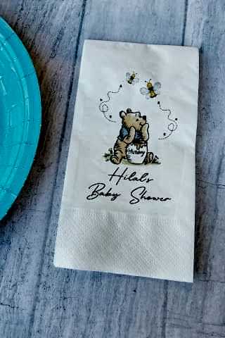 Kişiye Özel Winnie the Pooh Konsept Peçete