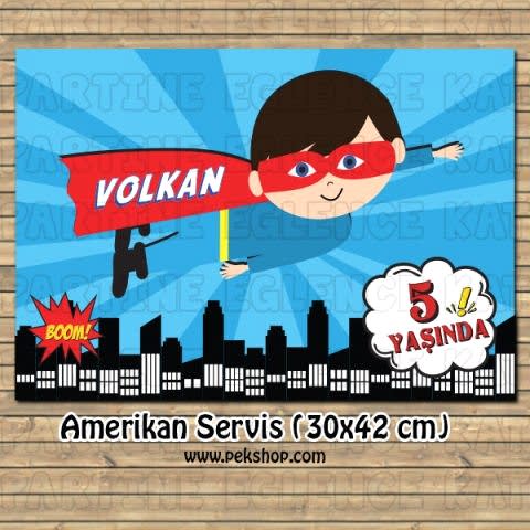 Supermen Konsept Amerikan Servis