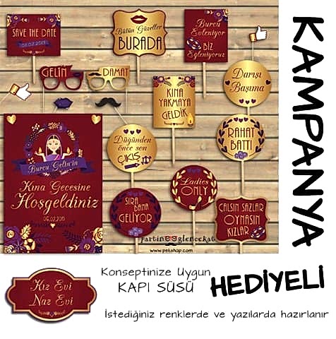 Bordo-Gold Konsept 2'li Kampanyalı Paket