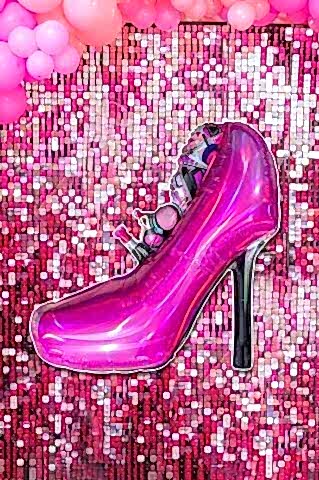 Stiletto Ayakkabı Balon Topuklu Ayakkabı Şekilli Folyo Balon 84cm