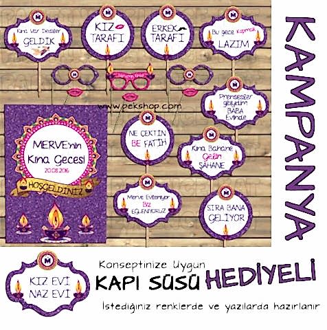 Mor Parıltılı Konsept 2'li Kampanyalı Paket