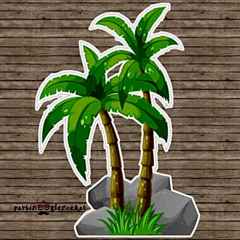 Taş Devri Konsept Ağaç Pano -70x100cm