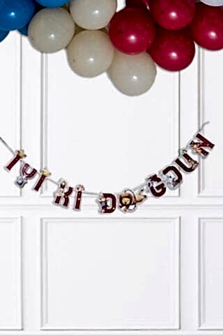 Sirk İyi Ki Doğdun Banner Sirk Tema Doğum Günü Duvar Süsü