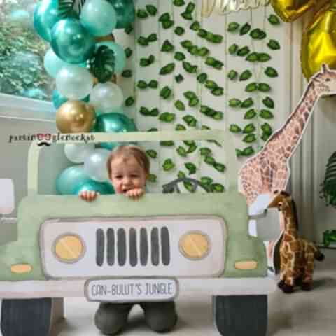 Wild Safari Konsept Araba Pano 70x100cm