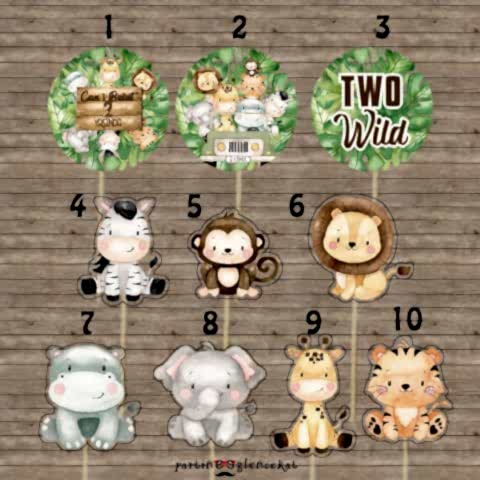 Wild Safari Konsept Kürdan Süsü