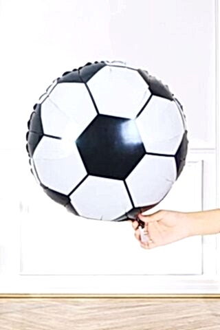 Futbol Topu Folyo Balon Futbol Topu Şeklinde Balon 45cm