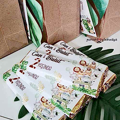 Wild Safari Konsept Çikolata Sargısı