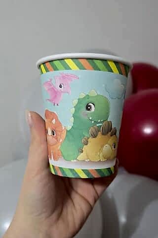 Dinazor Konsept Karton Bardak 8li