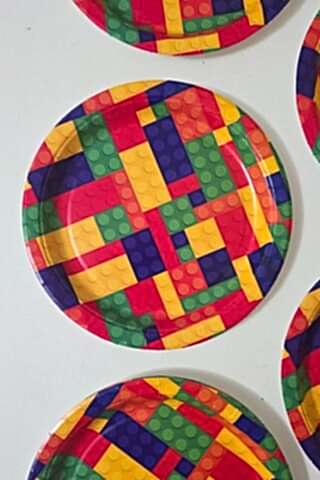 Renkli Bloklar Karton Tabak 8 li Paket